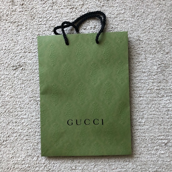 Authentic Gucci Embossed Paper Shopping Bag. I have 3 more for sale. - Picture 1 of 3